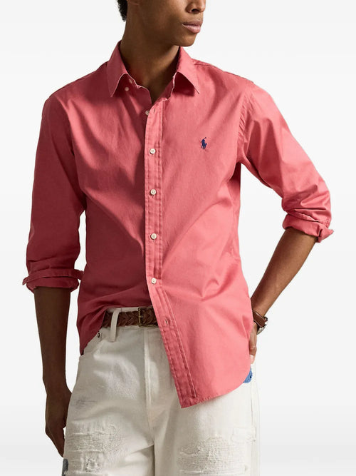 CAMISA MANGA LARGA RALPH LAUREN PARA CABALLERO SPORT ROJO REF 710B20512007