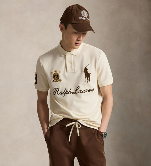 CAMISA TIPO POLO RALPH LAUREN PARA CABALLERO BEIGE REF 710B20009001