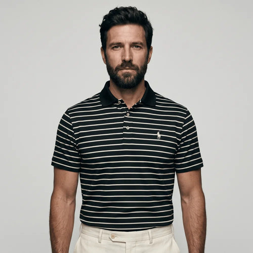 CAMISA TIPO POLO RALPH LAUREN PARA CABALLERO NEGRO REF 785A10188001