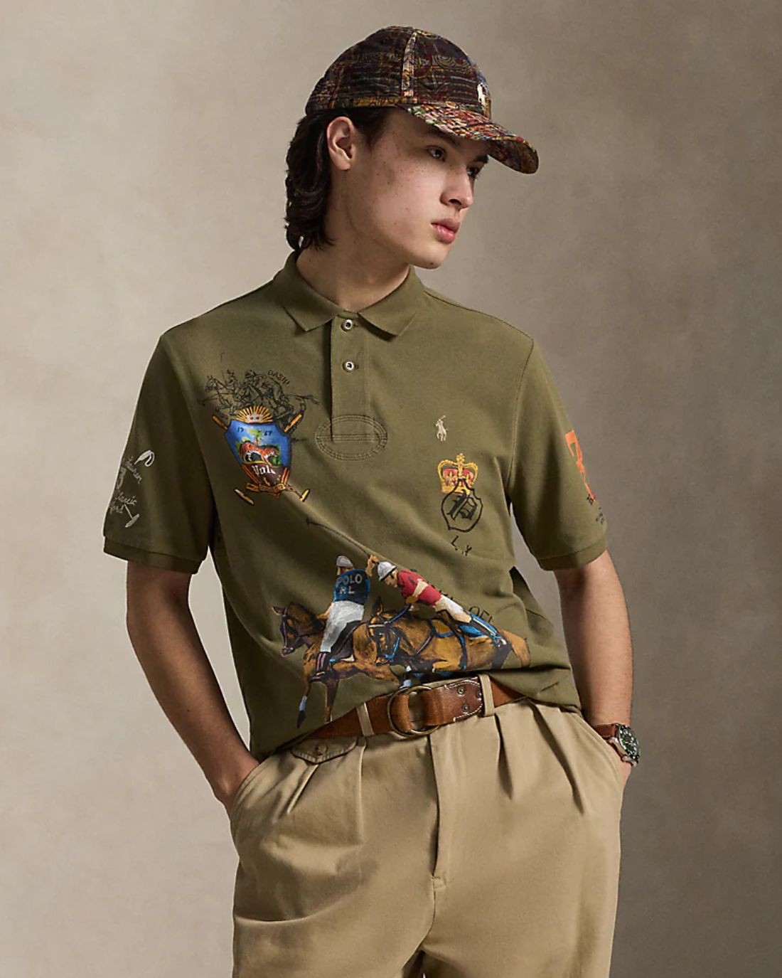 Camisa Tipo Polo Knit-Polo Ralph Lauren Para Hombre De Color Verde