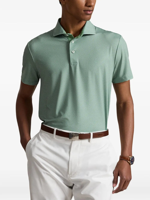 Camisa Tipo Polo Knit-Polo Ralph Lauren Para Hombre De Color Verde