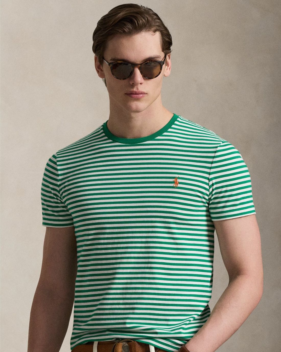 Camiseta Ssydcnm18-Short Sleeve-T-Shirt Ralph Lauren Para Hombre De Color Verde