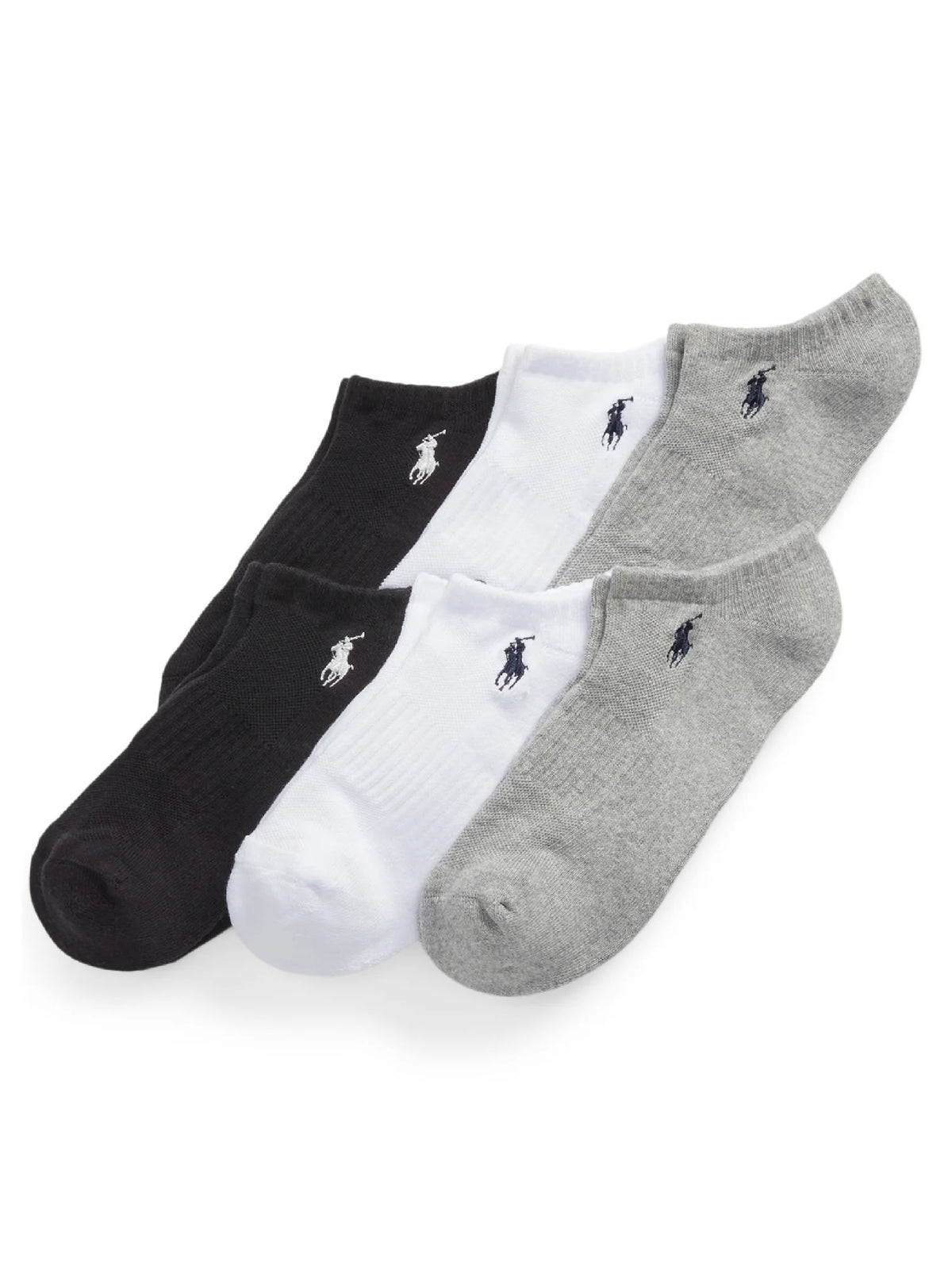 Medias Low Cut 6Pk-No Show-6 Pack Ralph Lauren Para Hombre De Color Gris