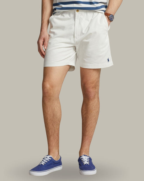 Pantalon Corto Cfprepsters-Flat-Short Ralph Lauren Para Hombre De Color Blanco