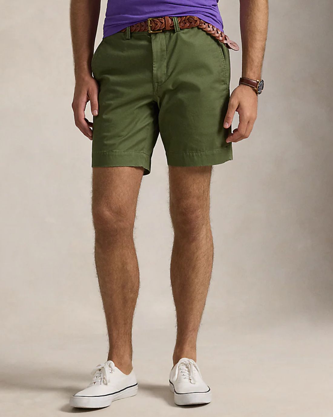 Pantalon Corto Stfbedford9S-Flat-Short Ralph Lauren Para Hombre De Color Verde
