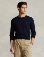 Sueter Ls Sf Cn Pp-Long Sleeve-Sweater Ralph Lauren Para Hombre De Color Azul