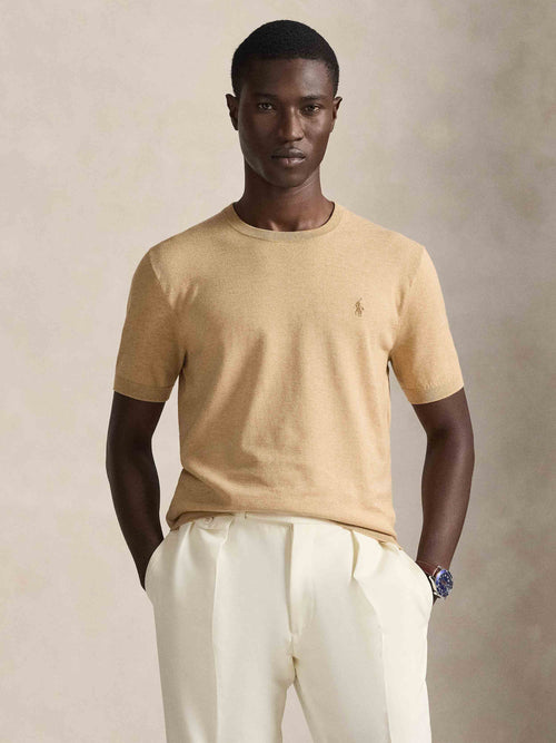 Sueter Sscnpp-Short Sleeve-Pullover Ralph Lauren Para Hombre De Color Beige