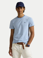 T-SHIRT RALPH LAUREN HOMBRE BRISTOL BLUE/WHITE 710956828007