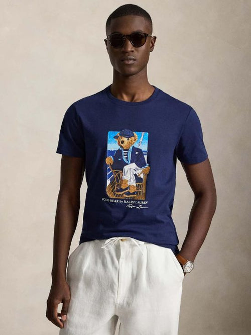 CAMISETA RALPH LAUREN PARA CABALLERO AZUL REF 710B21964001