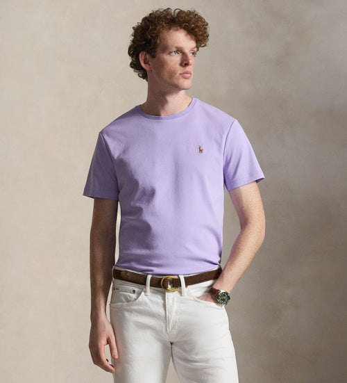CAMISETA RALPH LAUREN PARA CABALLERO MANGA CORTA MORADO REF 710740727507