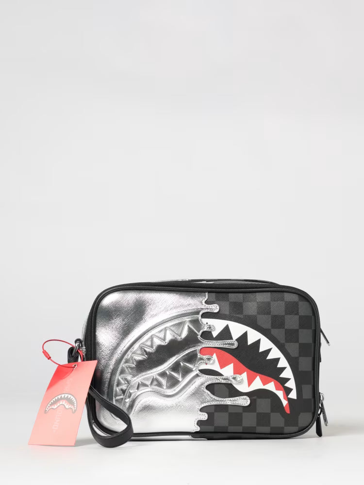 Neceser Silver Side Drip Black Check Sprayground Color Assorted