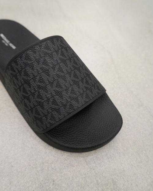 Sandalia Jake Slide Negro Para Hombre Michael Kors