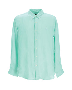 Camisa de Lino Manga Larga Ralph Lauren