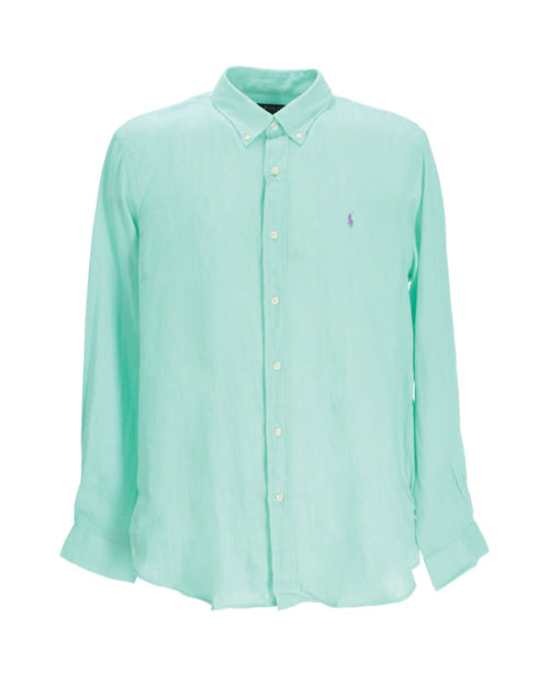 Camisa de Lino Manga Larga Ralph Lauren