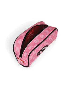 Lapicera Pink And Black Drip Check