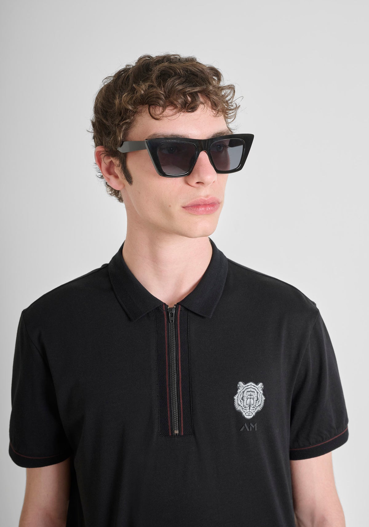 ANTONY MORATO CAMISETA TIPO POLO HOMBRE NEGRO