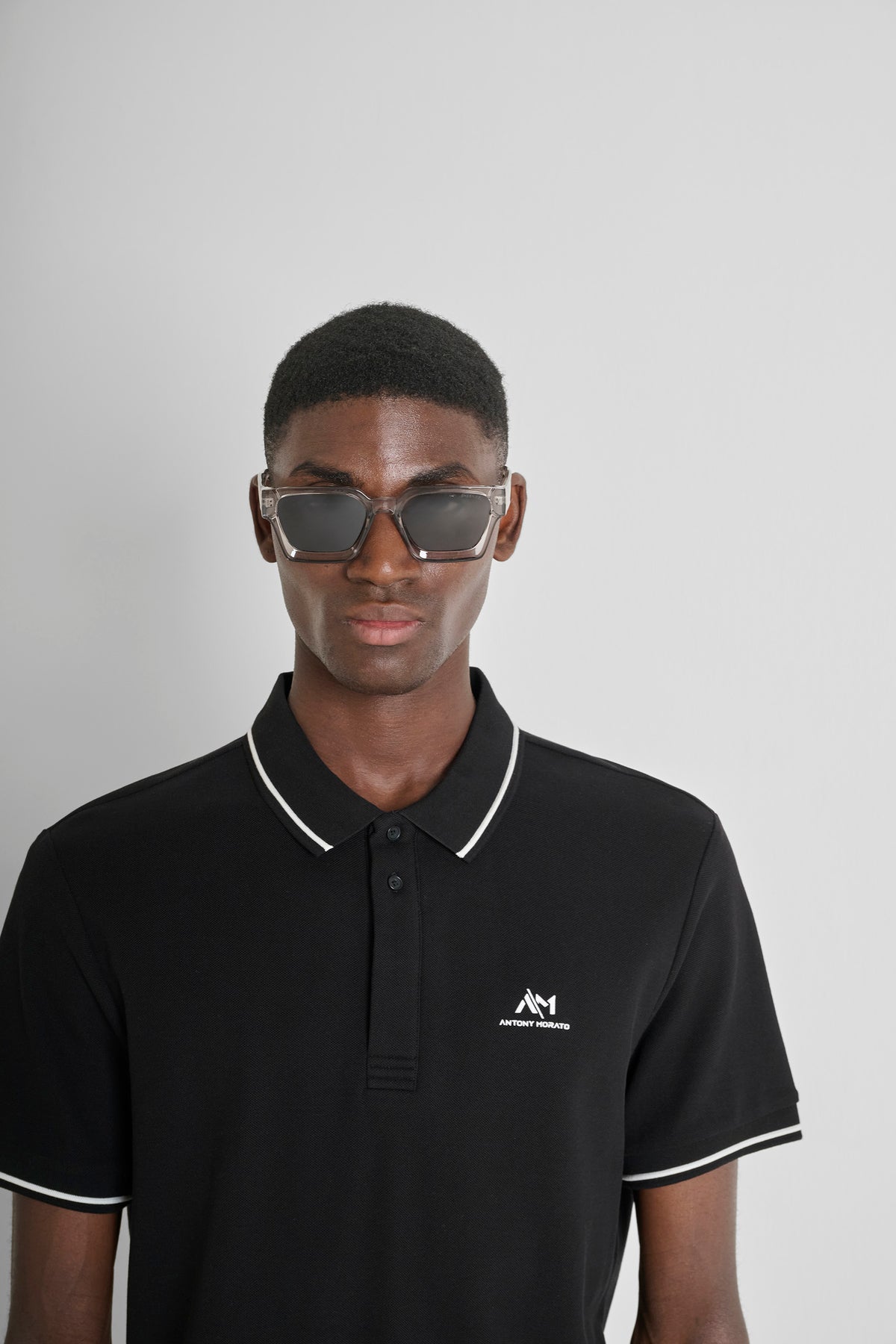 ANTONY MORATO CAMISETA TIPO POLO HOMBRE NEGRO