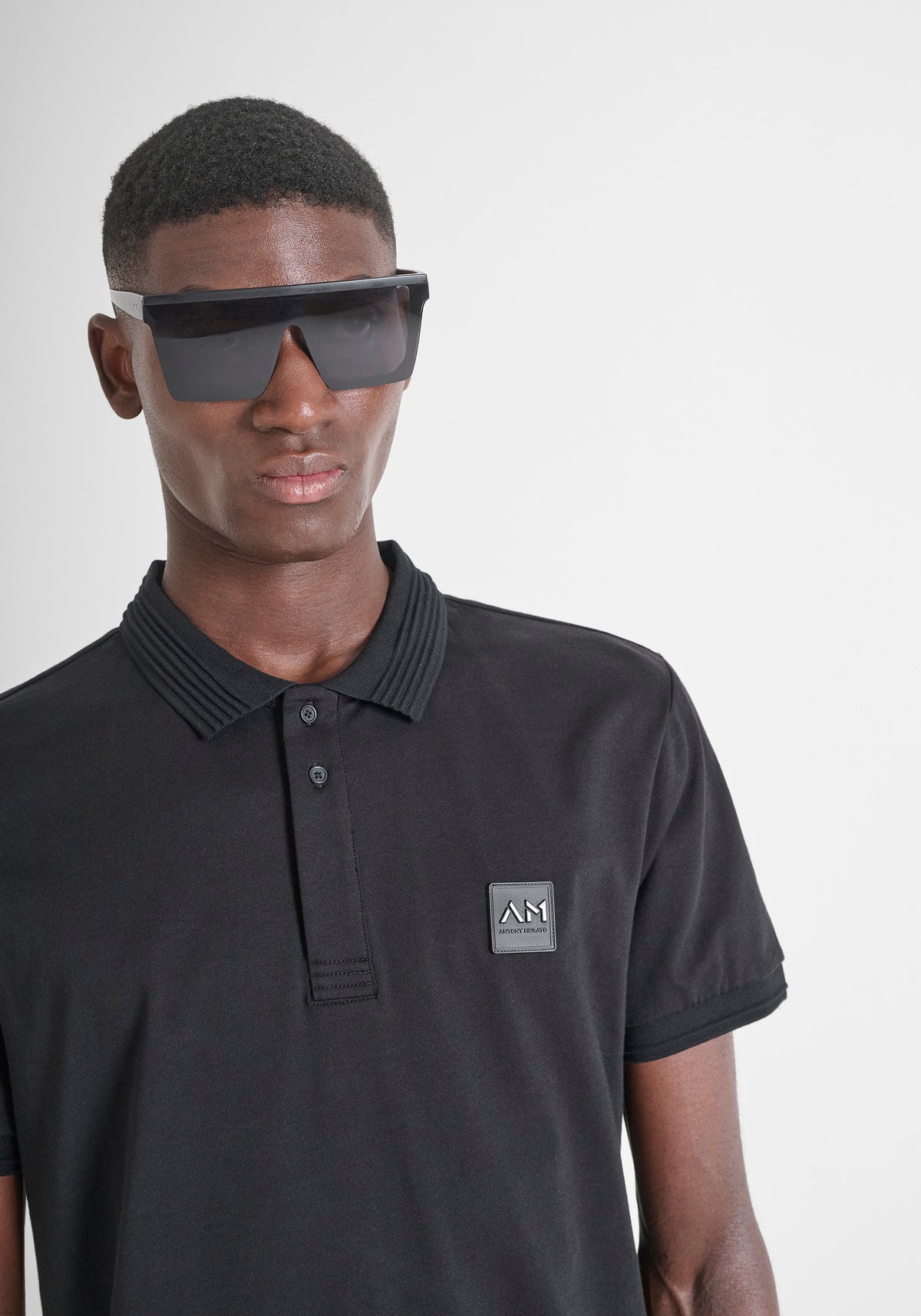 ANTONY MORATO CAMISETA TIPO POLO HOMBRE NEGRO