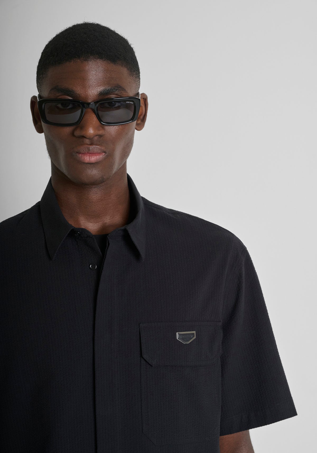 CAMISAS ANTONY MORATO HOMBRE NEGRO MMSS00198-FA900142