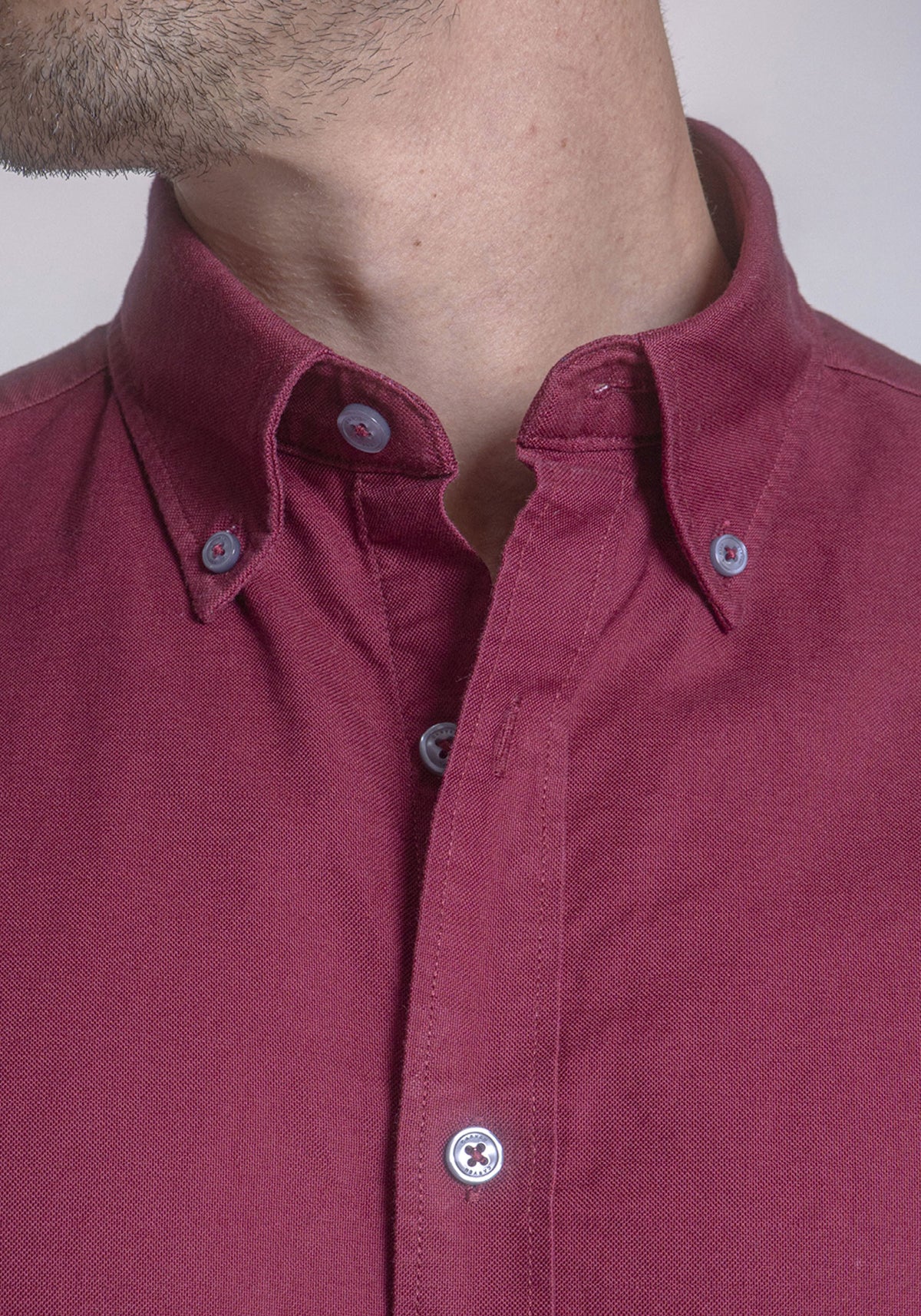 CARVEN CAMISA M/C HOMBRE ROJO CVK03102BUR