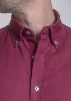 CARVEN CAMISA M/C HOMBRE ROJO CVK03102BUR