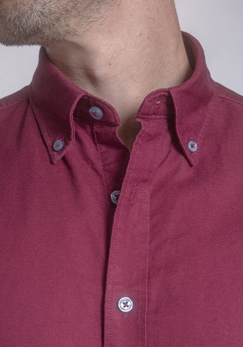 CARVEN CAMISA M/C HOMBRE ROJO CVK03102BUR