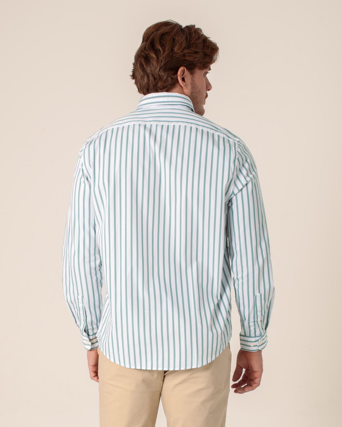CARVEN CAMISA M/L HOMBRE VERDE CVK04216BGRGE
