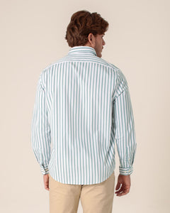 CARVEN CAMISA M/L HOMBRE VERDE CVK04216BGRGE