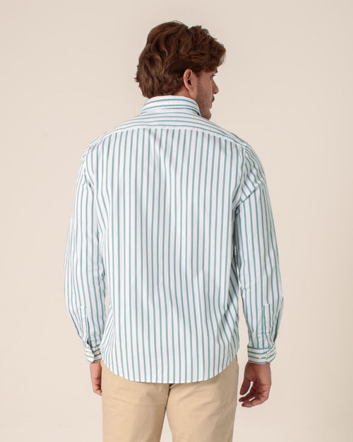 CARVEN CAMISA M/L HOMBRE VERDE CVK04216BGRGE