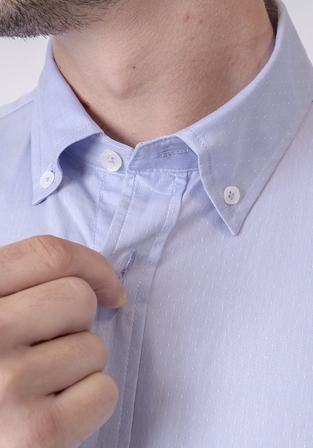 CARVEN CAMISA M/L HOMBRE AZUL CVK01131LTBU