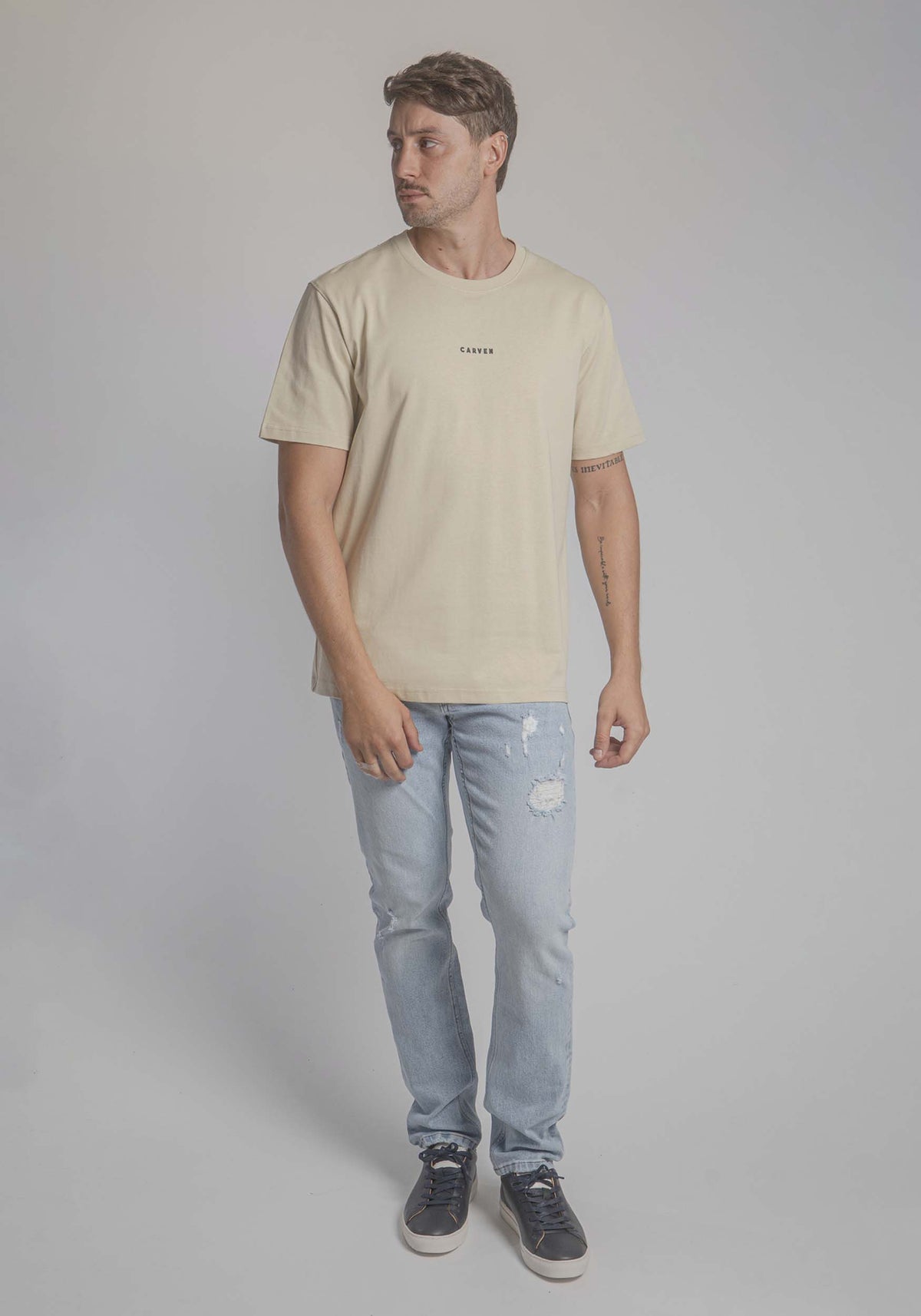 CARVEN T-SHIRT HOMBRE KHAKI CVY30129KA