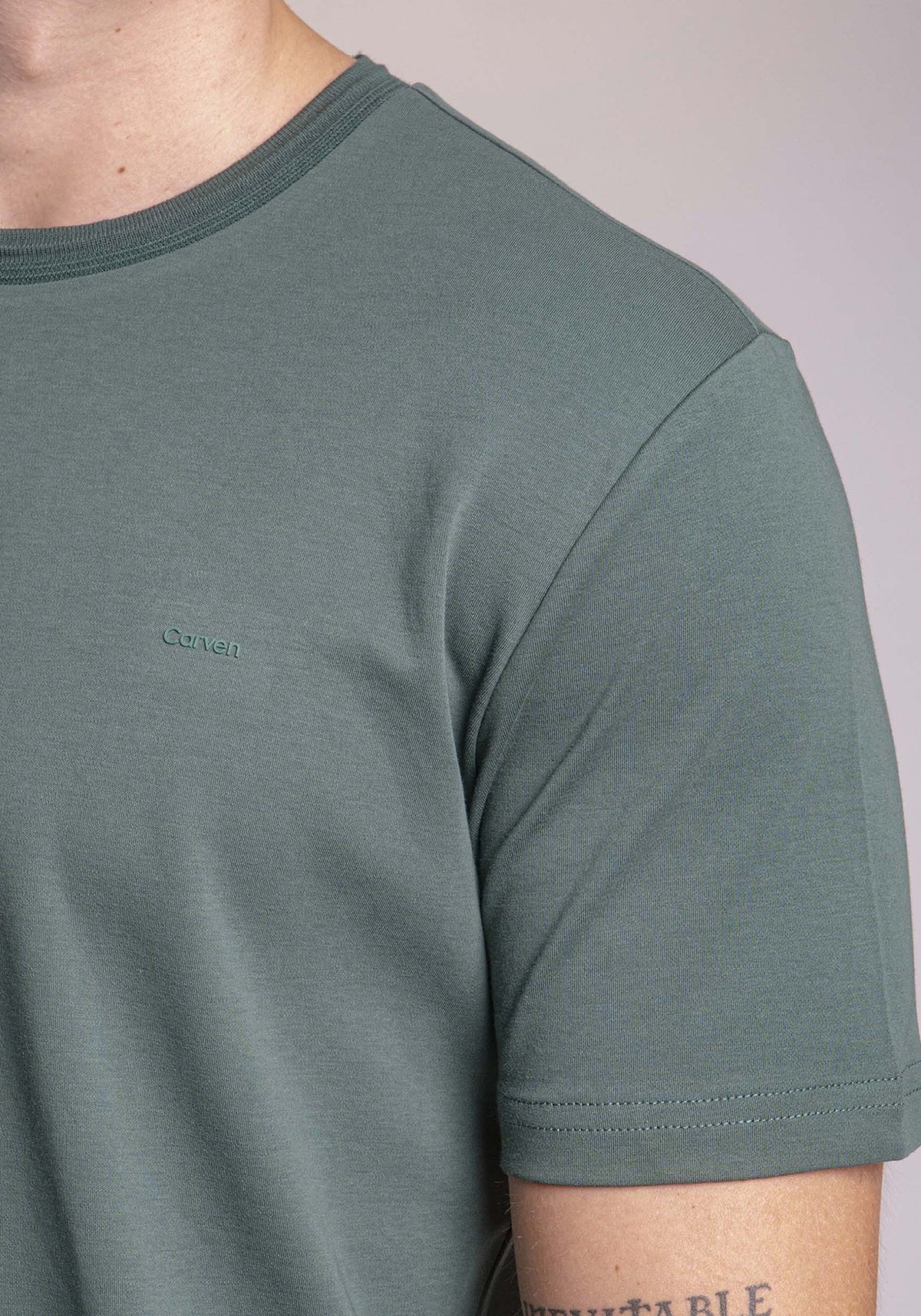 CARVEN T-SHIRT HOMBRE VERDE CVY30104PNGE