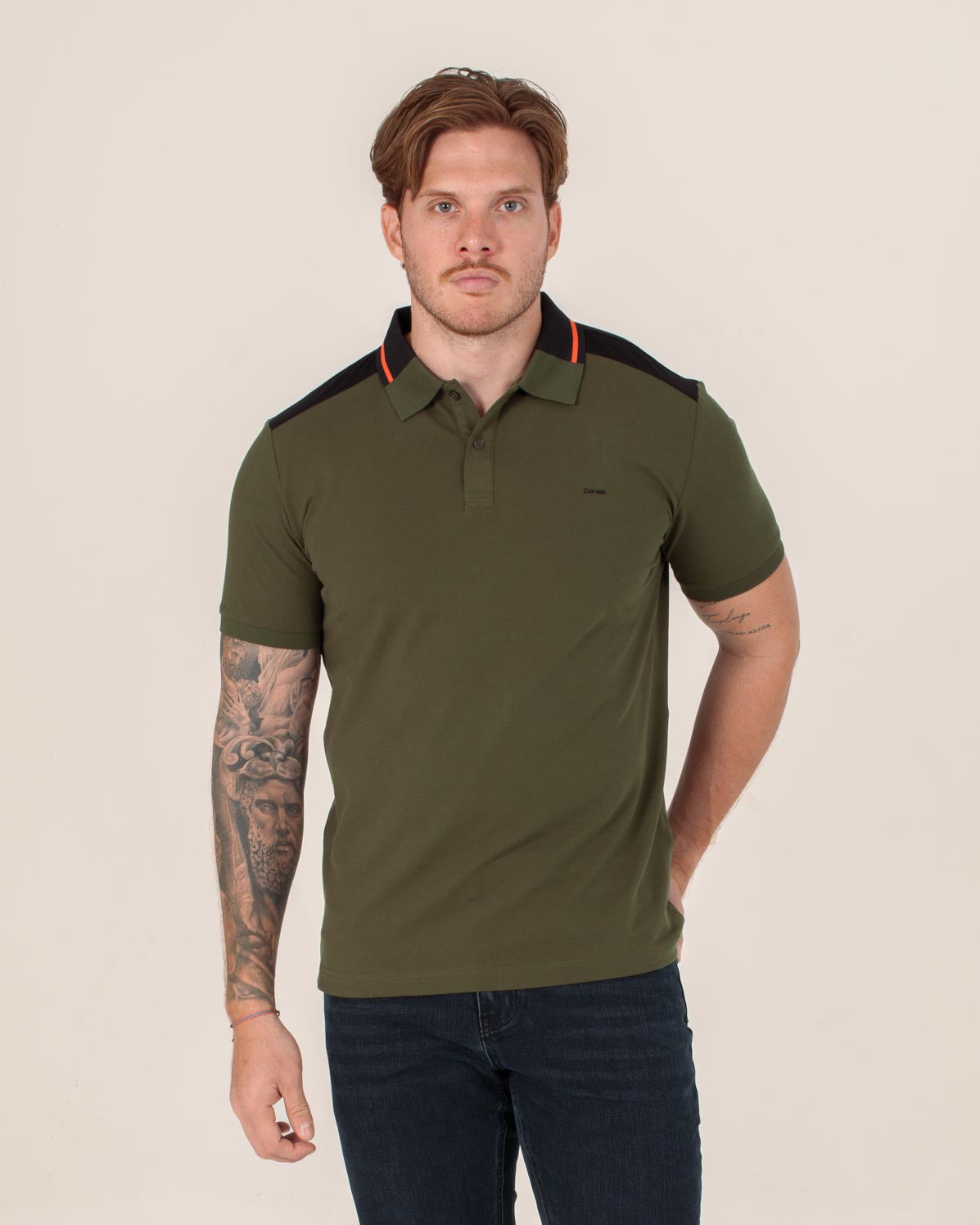 CARVEN POLO HOMBRE VERDE CVY31539AYGE