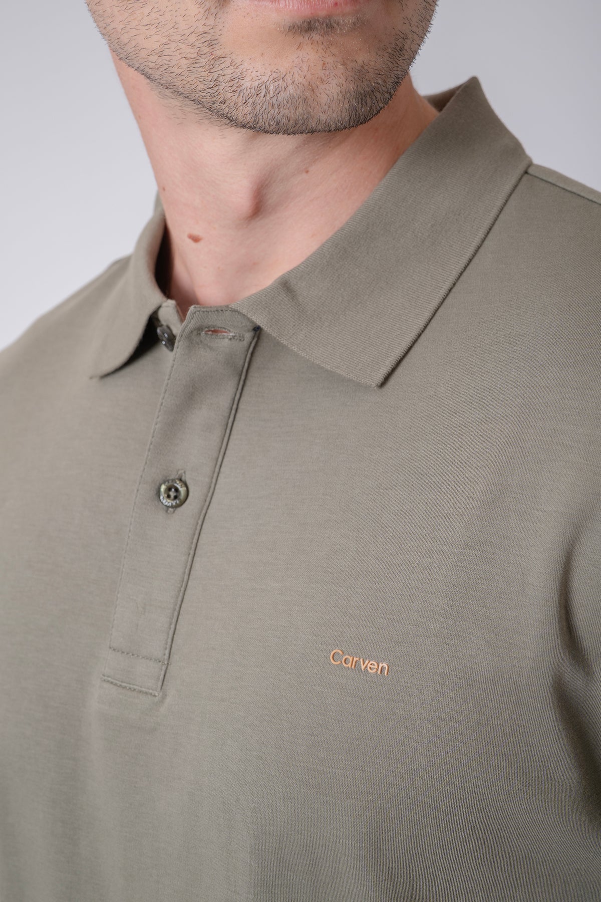 CARVEN POLO HOMBRE VERDE CVY31566AYGE