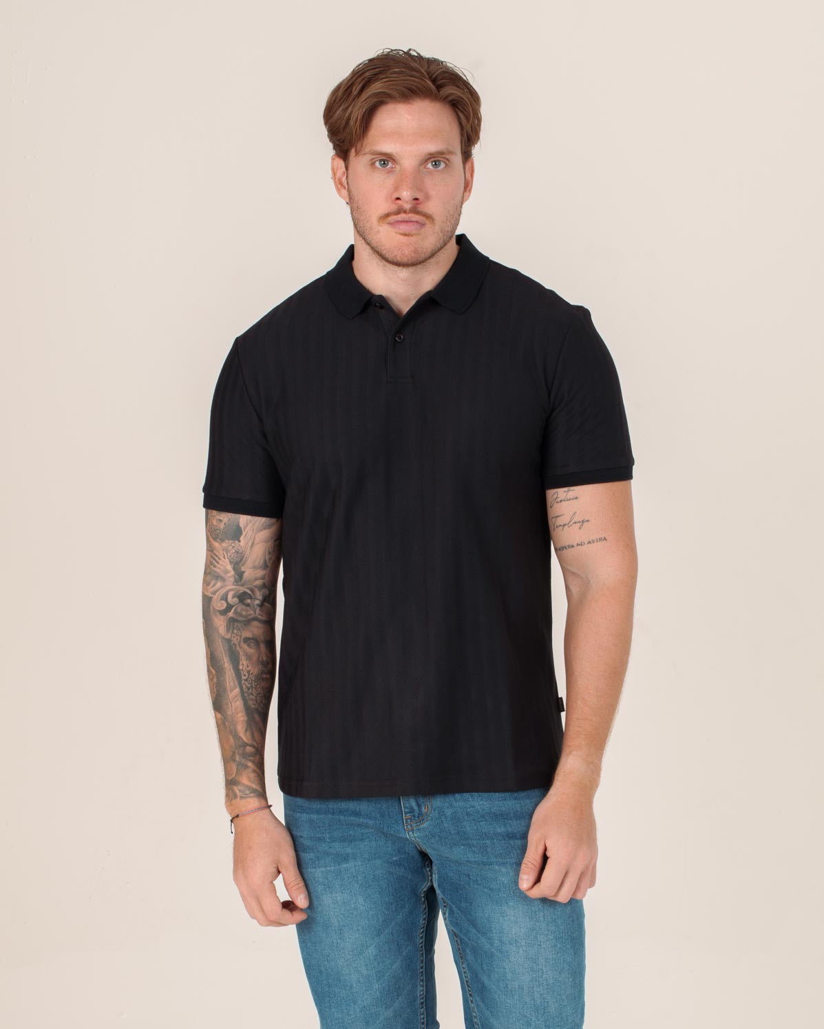 CARVEN POLO HOMBRE NEGRO CVY13562BL