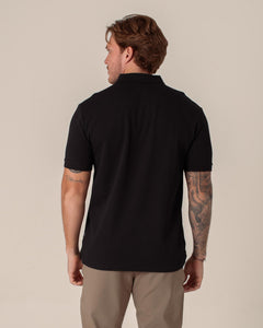 CARVEN POLO HOMBRE NEGRO CVY13593BL