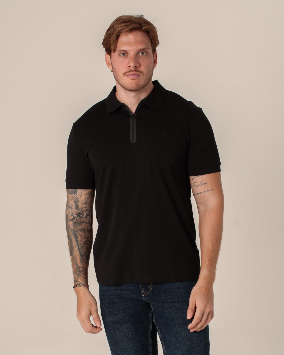CARVEN POLO HOMBRE NEGRO CVY31514BL