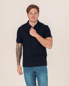 CARVEN POLO HOMBRE AZUL CVY13508DKNV