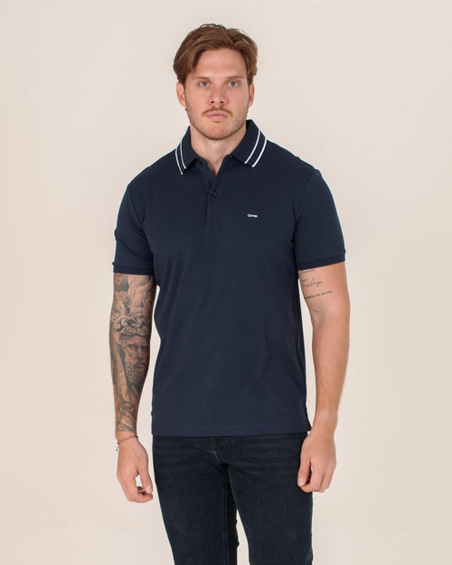 CARVEN POLO HOMBRE AZUL CVY31509DKNV
