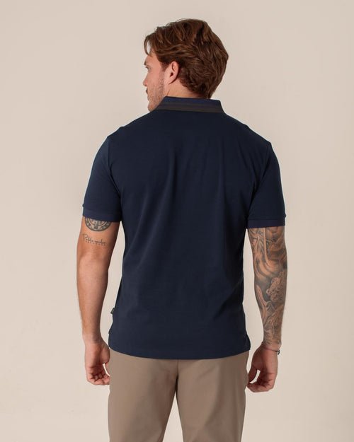 CARVEN POLO HOMBRE AZUL CVY31540DKNV