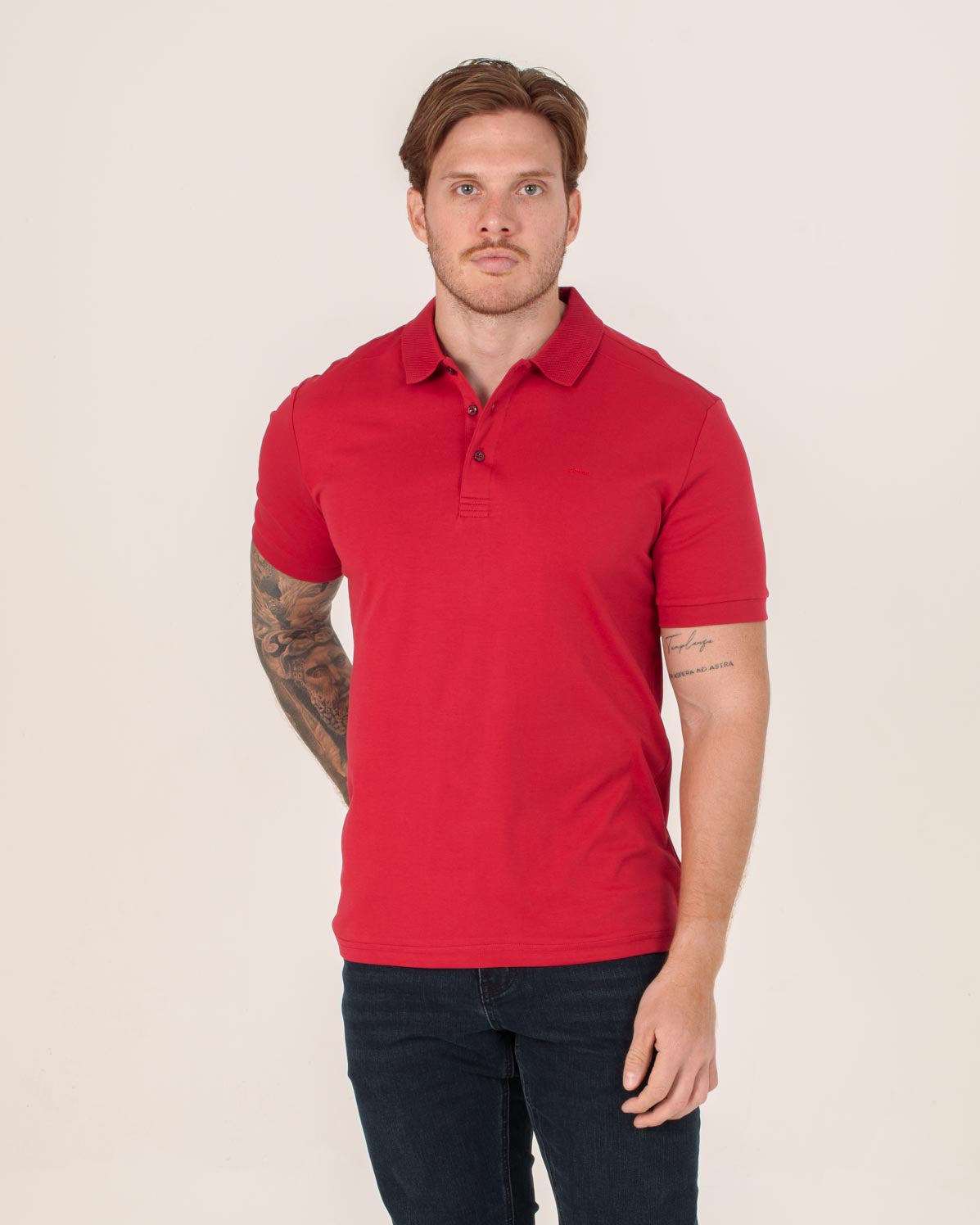 CARVEN POLO HOMBRE ROJO CVY31177DKRD