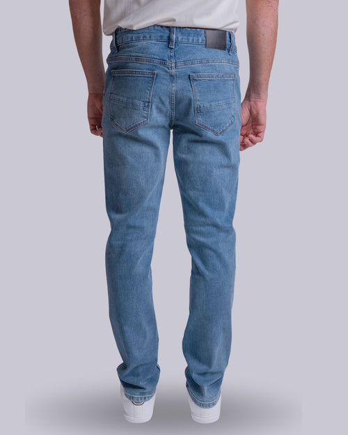 Jeans P/H Carven Para Hombre Color Azul Cv-Z23-115S-Wbu