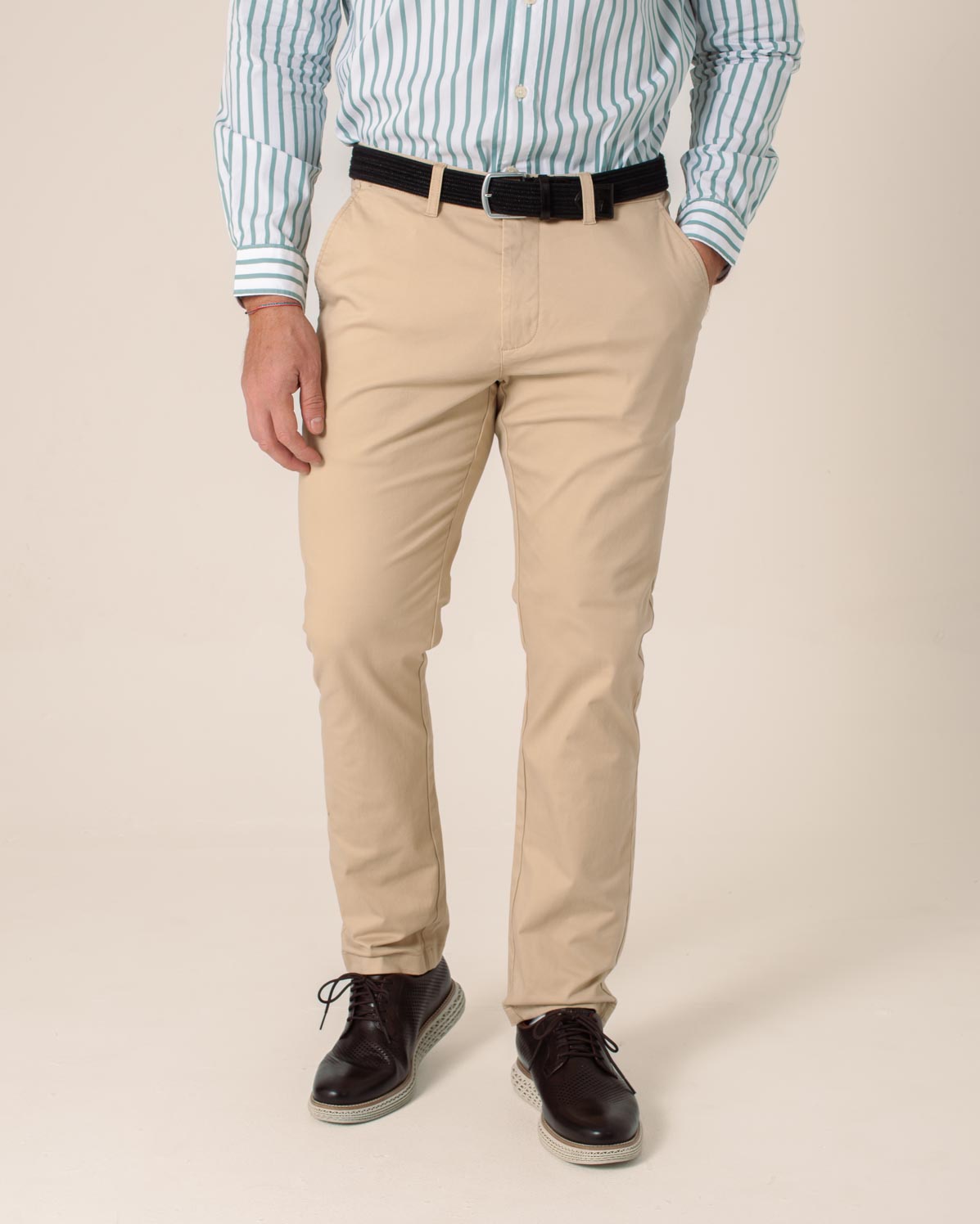 CARVEN PANTALON HOMBRE KHAKI CVB211KA