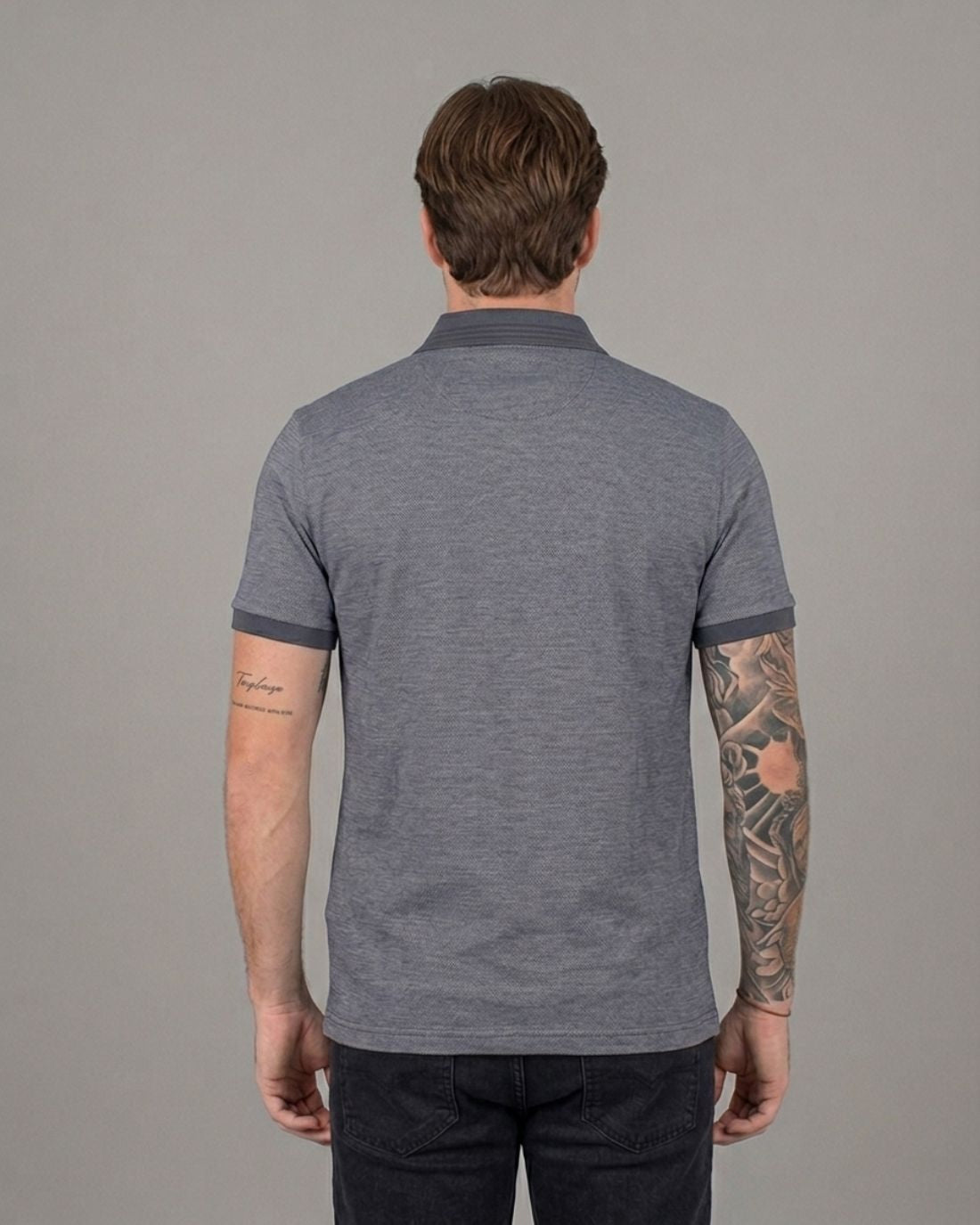 Polo P/H M/C Carven Para Hombre Color Azul Cv-Z31-141-Dknv