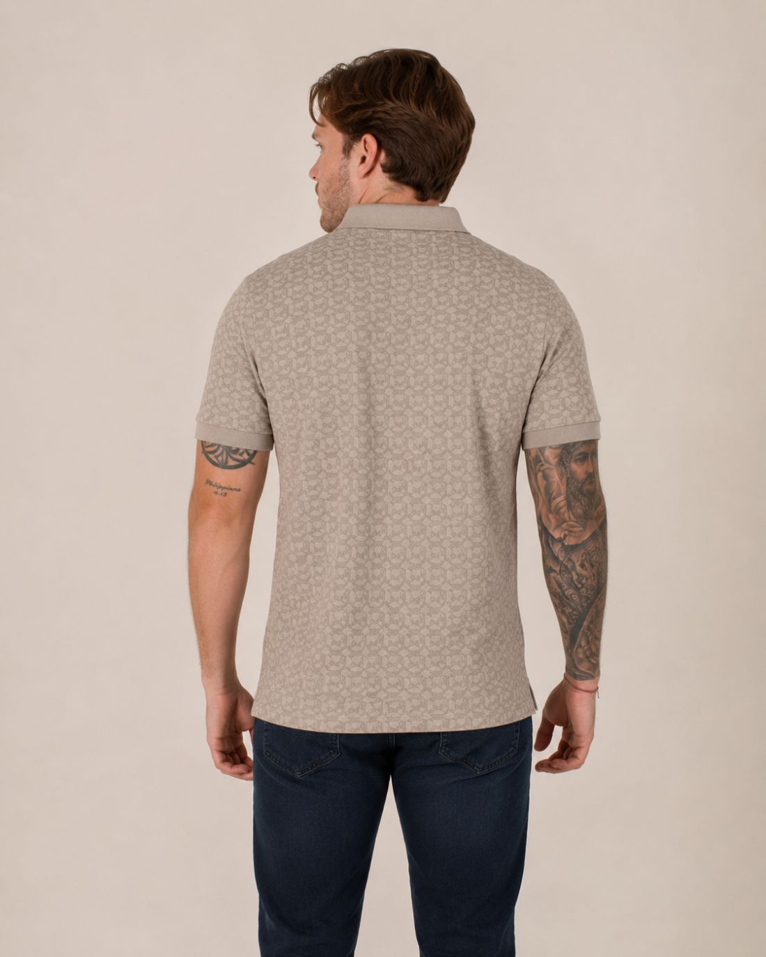 Polo P/H M/C Carven Para Hombre Color Blanco Cv-Z31-134-Ot