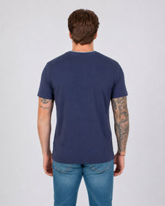 T-Shirt P/H M/C Carven Para Hombre Color Azul Cv-Z30-333-Nv