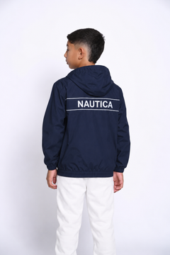 CHAQUETA NAUTICA PARA NIÑO COLOR AZUL