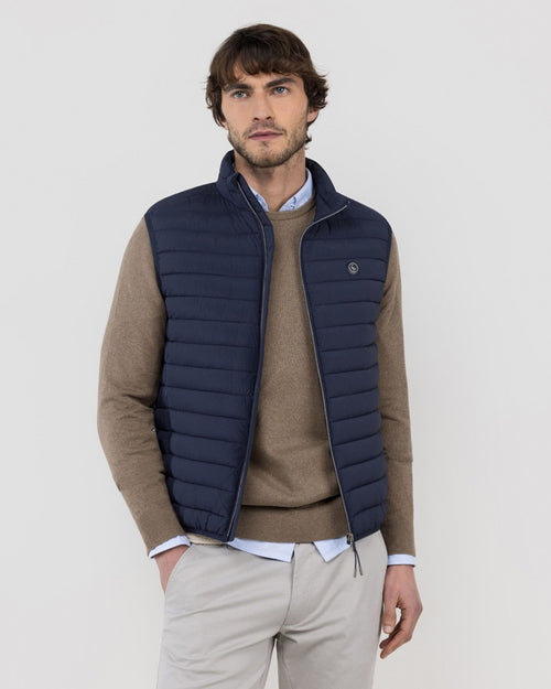 Chaleco Acolchado Básico EL GANSO HOMBRE AZUL