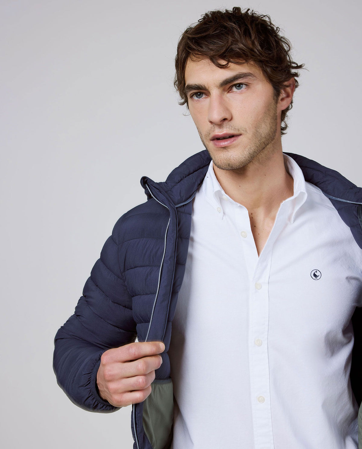 Chaqueta Acolchada Básica EL GANSO HOMBRE AZUL