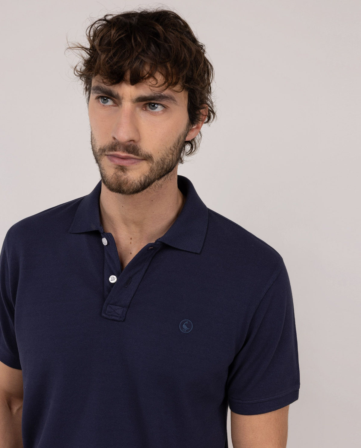 Polo Piqué Garment Dyed EL GANSO HOMBRE AZUL